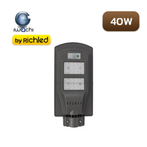 โคมไฟถนนโซล่าเซลล์ LED 40W Iwachi