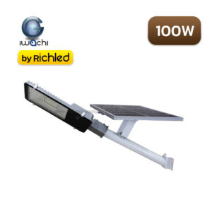 โคมไฟถนนโซล่าเซลล์ IWACHI 100W