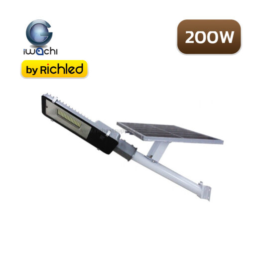 โคมไฟถนนโซล่าเซลล์ 200w iwachi smd