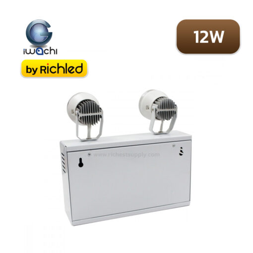 ด้านหลังโคมไฟฉุกเฉิน LED 12W IWACHI GE-2002