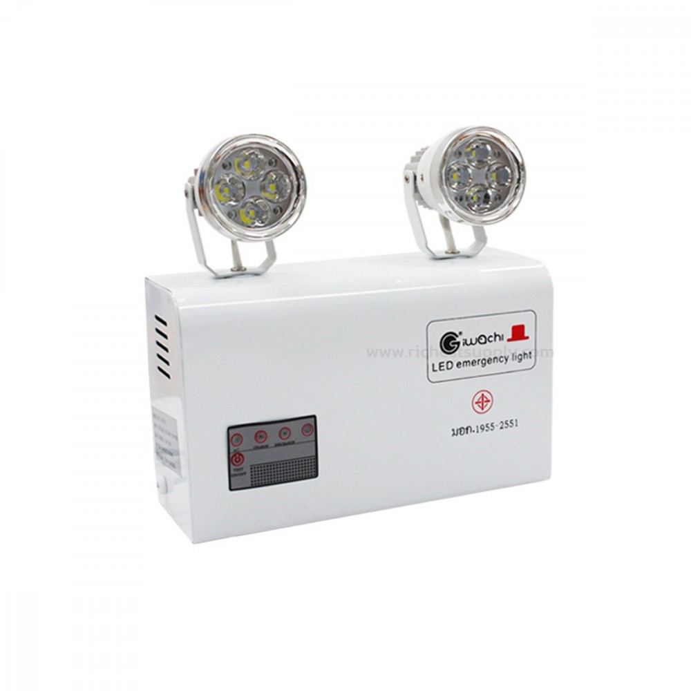 ด้านหน้าโคมไฟฉุกเฉิน LED 12W IWACHI GE-2015