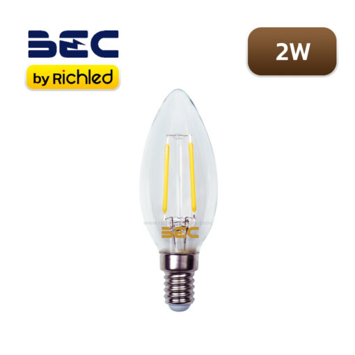 หลอดไฟวินเทจ LED 2W BEC Vintage-C, S - Image 2
