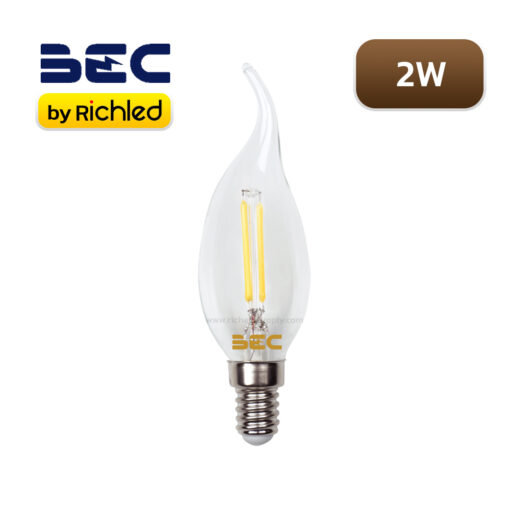 หลอดไฟวินเทจ BEC 2W Vintage-S