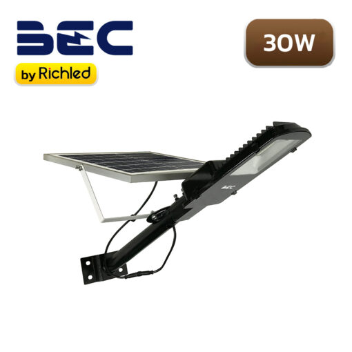 โคมไฟถนนโซล่าเซลล์ LED 30w BEC Paso