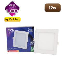 โคมไฟฝังฝ้า LED 12w EVE Square Slim