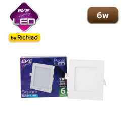 โคมไฟฝังฝ้า LED 6w EVE Square Slim