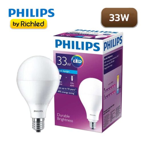 หลอดBulb LED 27W, 33W, 40W PHILIPS Durable Brightness - Image 3
