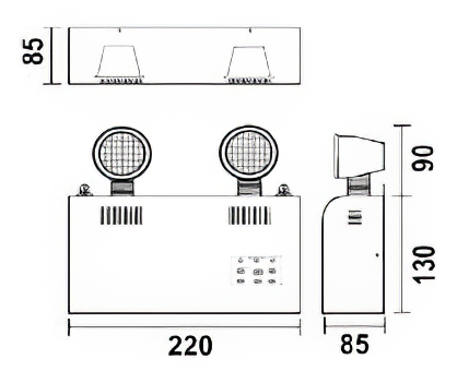 ไฟฉุกเฉิน max bright cp04-ad