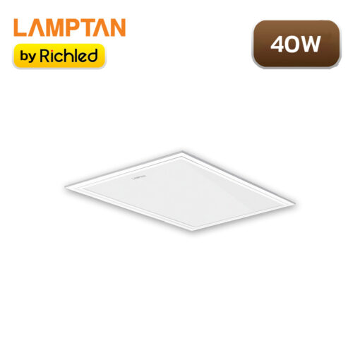 โคมไฟพาแนลฝังฝ้า LED Panel Light 40W LAMPTAN 60x60