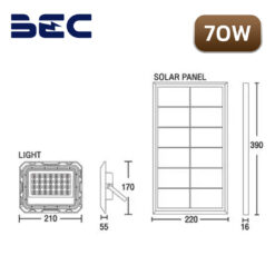 สปอตไลท์-LED-BEC-Spider-Tri-color-70w
