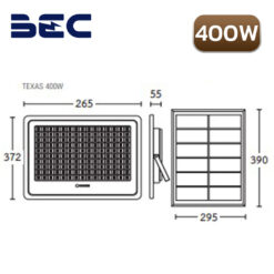 สปอร์ตไลท์-โซล่าเซลล์-400w