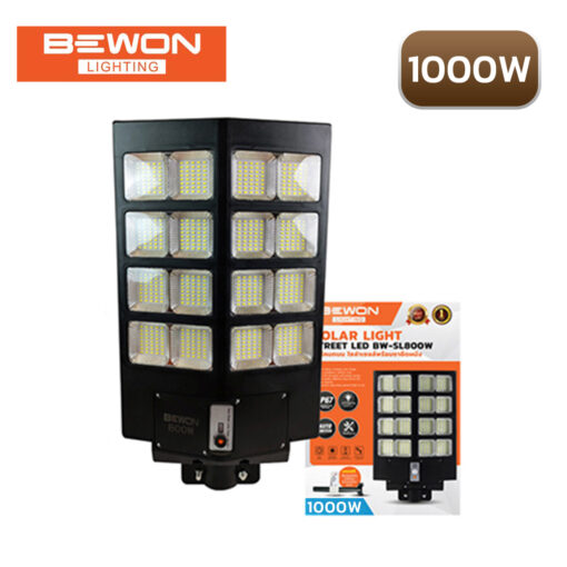 โคมไฟถนนโซล่าเซลล์ LED BEWON BUILD IN 1000W - Image 3