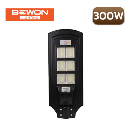 โคมไฟถนนโซล่าเซลล์ LED BEWON BUILD IN 300W