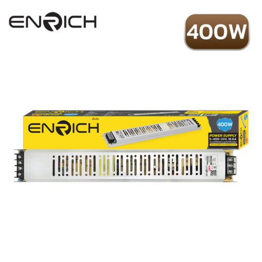 สวิทช์ชิ่ง พาวเวอร์ซัพพลาย ENRICH  S-400-24V 16.6A 400W - Image 2