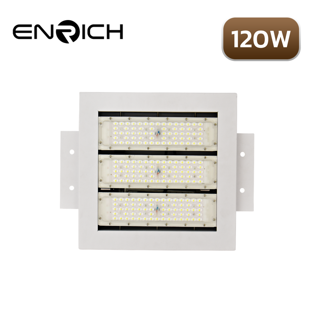 หน้าโคมไฟปั๊มน้ำมัน LED 120W ENRICH GASSO