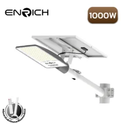 ตัวโคมไฟถนนโซล่าเซลล์ LED 1000W ENRICH SUNSHINE