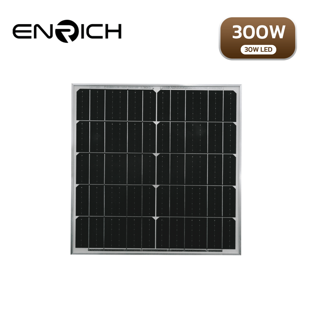 โคมไฟถนนโซล่าเซลล์ MAXNUM+ 300W / LED 30W ENRICH - Image 5