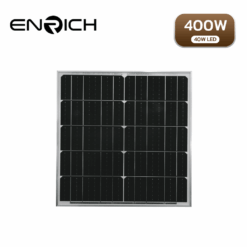 แผงโซล่าเซลล์ไฟถนนโซล่าเซลล์ LED ENRICH 400W LED40 รุ่น MAXNUM+