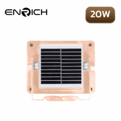 สปอร์ตไลท์โซล่าเซลล์ LED 20W ENRICH SPONGE สีชมพูพาสเทล(สำหรับพกพา)