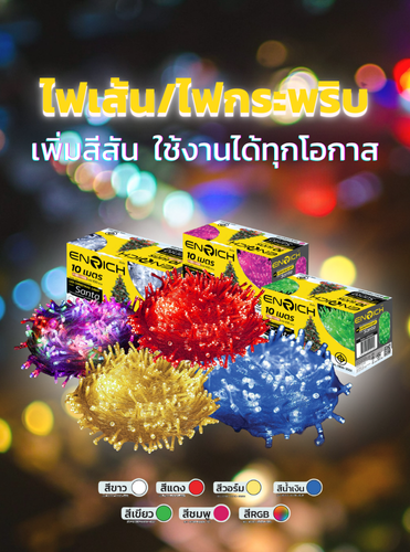 banner ไฟเส้น/ไฟประดับ