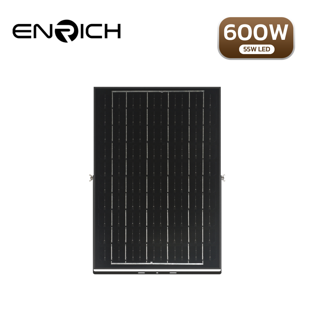 สปอร์ตไลท์โซล่าเซลล์ OPTIMUS 600W / LED 55W ENRICH - Image 3