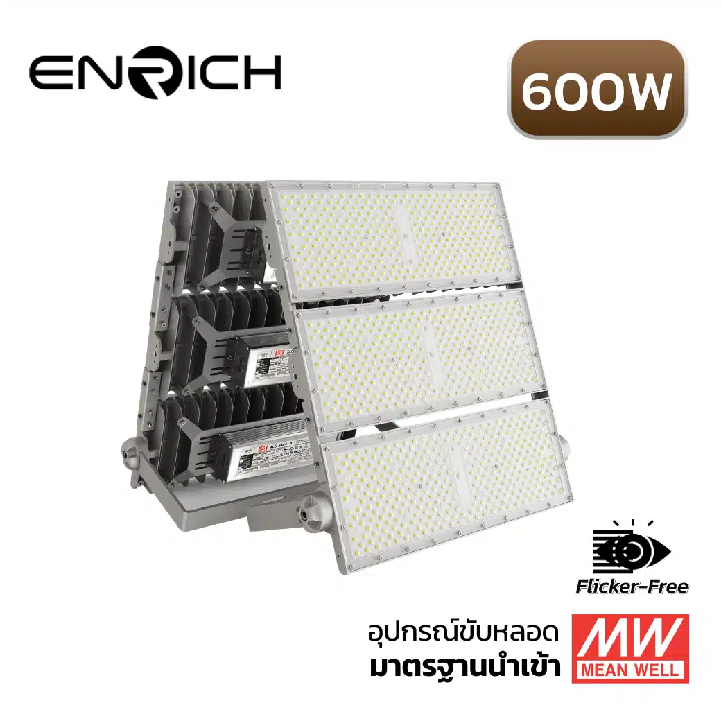 สปอร์ตไลท์ LED ENRICH รุ่น N-BRICK 600W